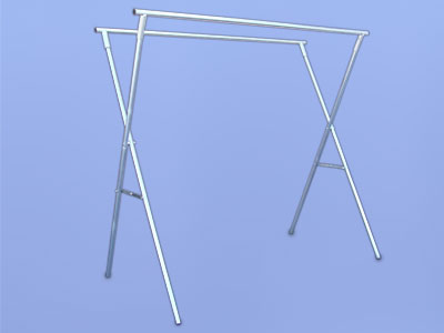 double clothes rack