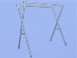 double clothes rack